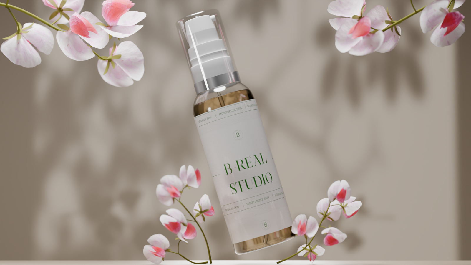 Cosmetic skincare rendering